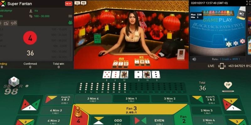 luật chơi fantan livestream trực tuyến cho người mới